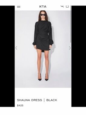RtA SHAUNA DRESS | BLACK
